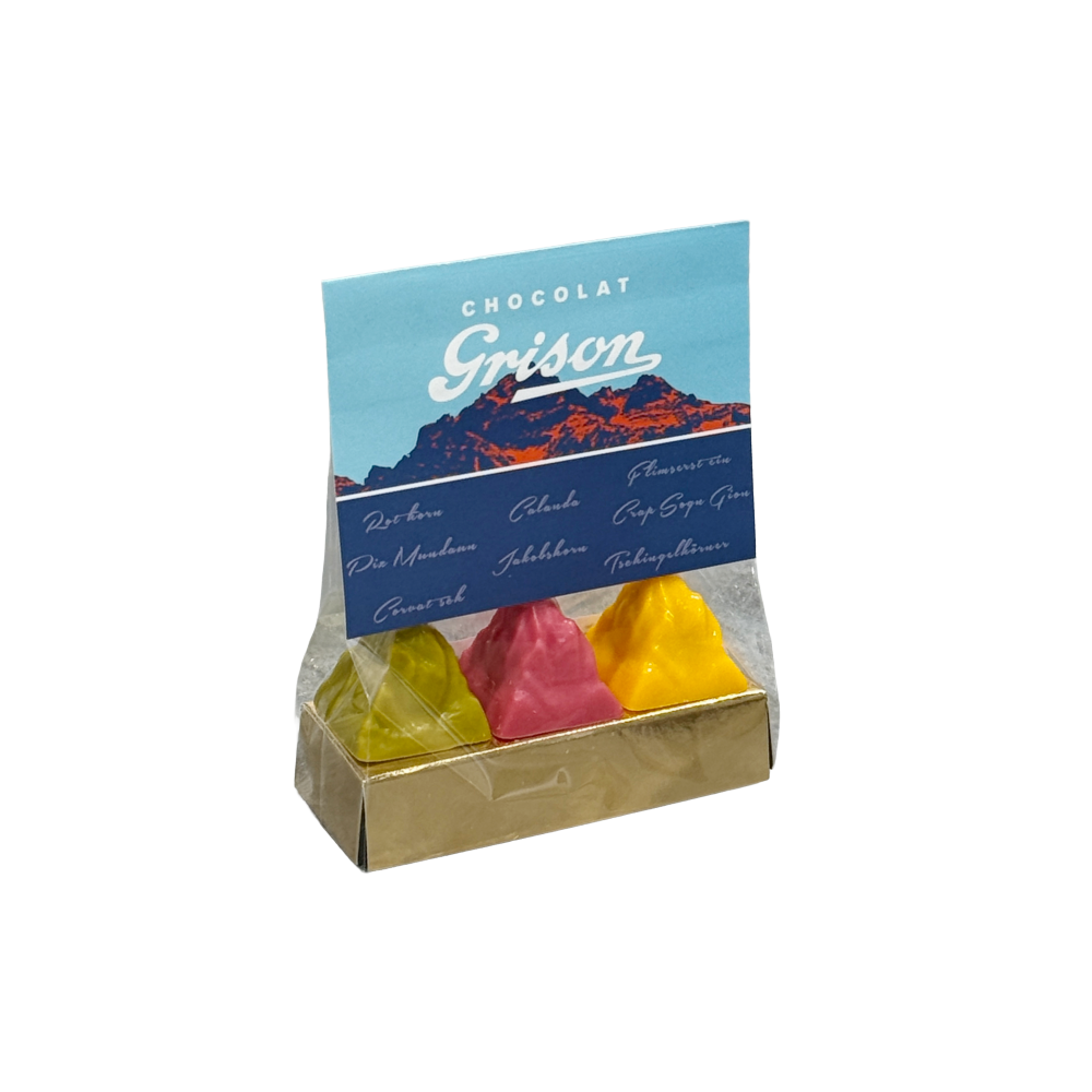 3er Grison Bergspitzen (Mango, Erdbeere, Pistazien)