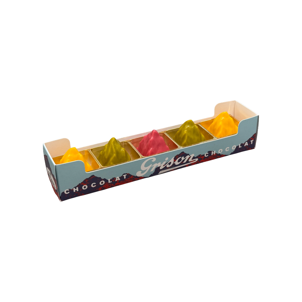 5er Grison Bergspitzen (Mango, Erdbeere, Pistazien)