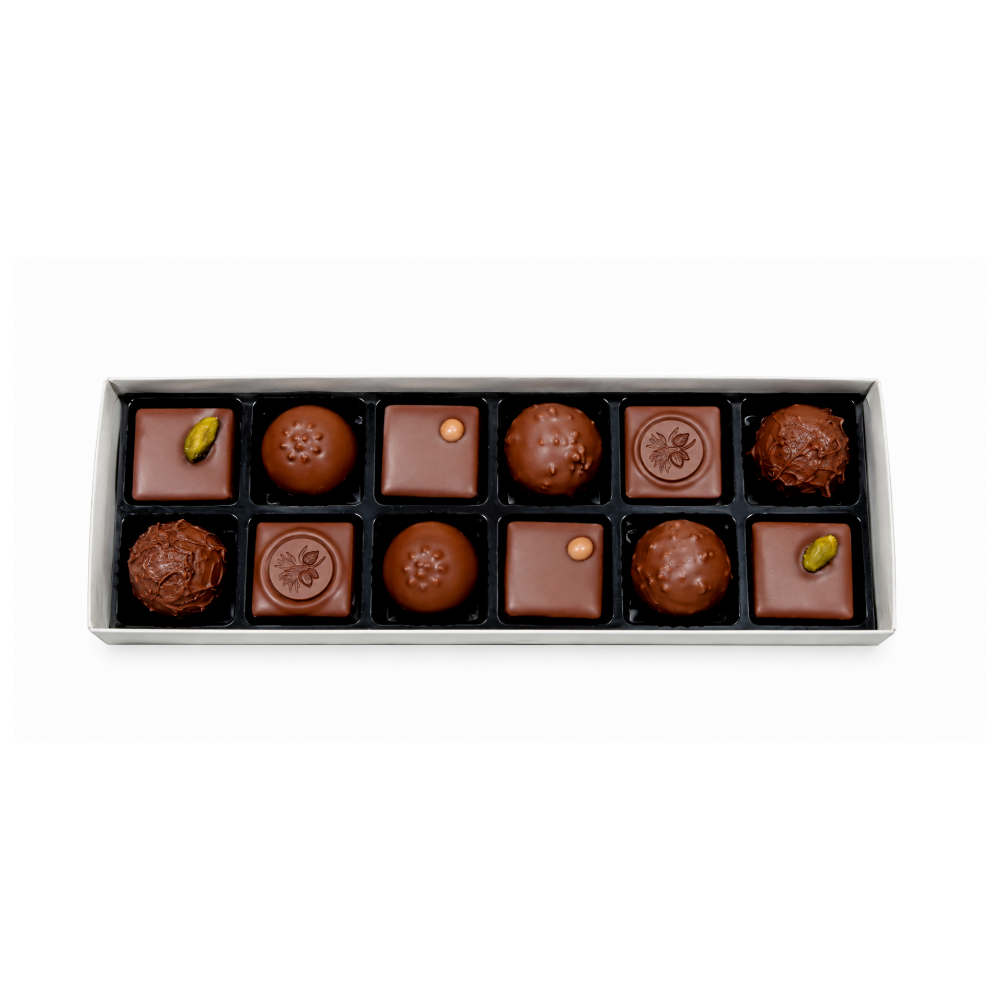 Dark Truffle & Praline Selection